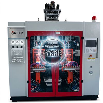 Industrial 24 L/D Screw Extrusion Blow Molding System 80FDE-4S(100)